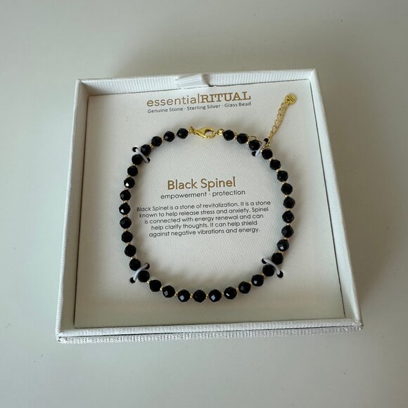 Essential Ritual Black Spinel Bracelet - Picture 1 of 1